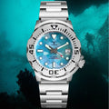 NH36 Monster Dive Mechanical Men Watch Sapphire Crystal Steel Band Tandorio Brand Diver Wristwatch  MOP Dial Business Clock