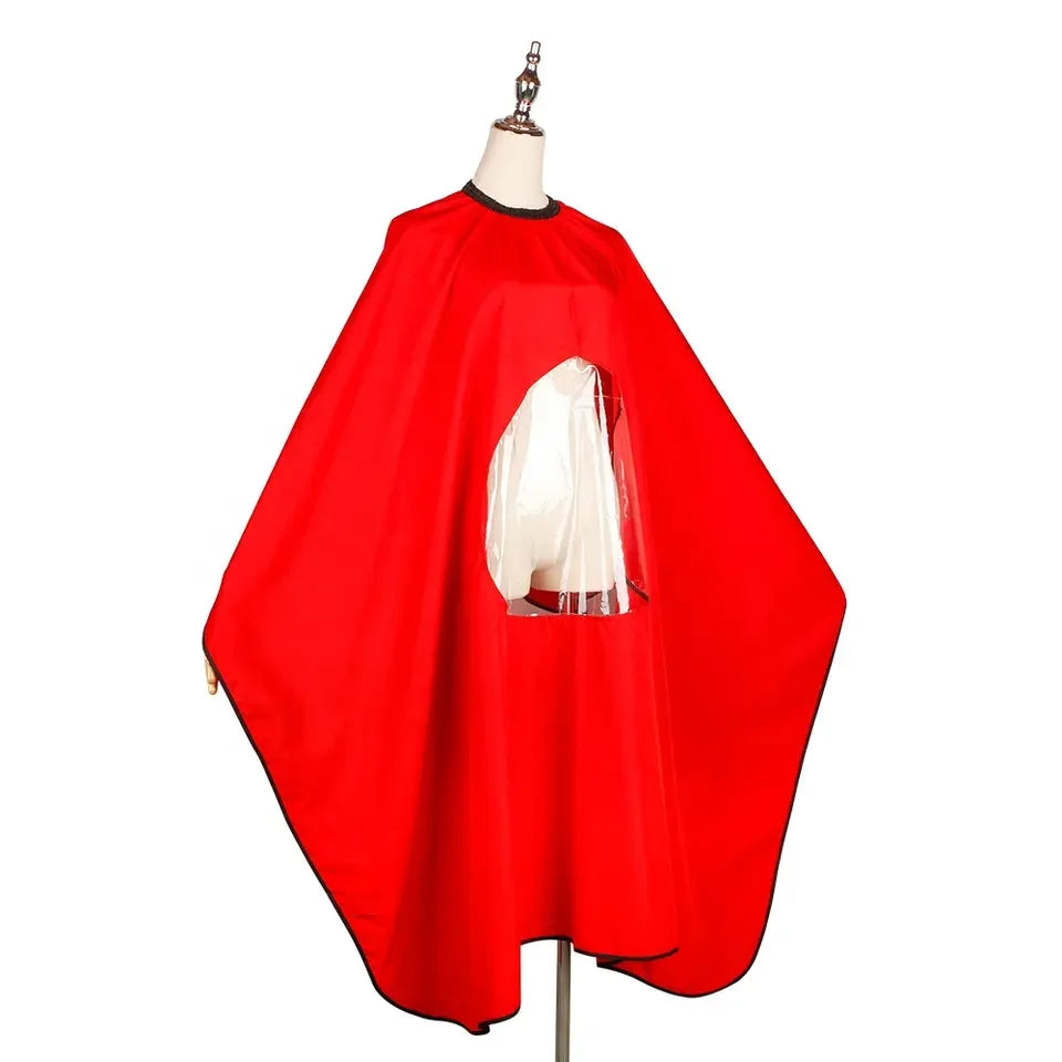 Barber Shop Hairdressing Supplies Hair Cutting Shawl Visible Transparent Mobile Phone Cloth Salon Hair Salon Hair Dressing Shawl