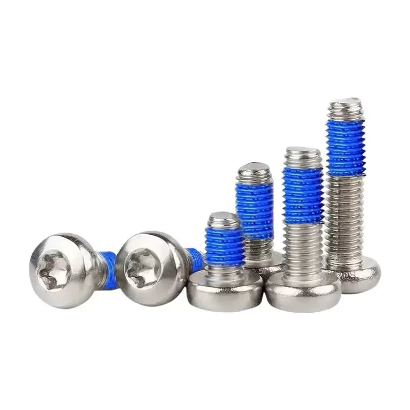 Machine Thread Locking Waterproof Fasteners Pan Head Inserts Torx M4 Stainless Coloured Metal Nylock Screw for Carbide