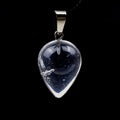 Hongzhuo Handmade Clear Quartz Gemstone Teardrop Shape Wholesale Online Manufacture Crystal Pendants Jewelry
