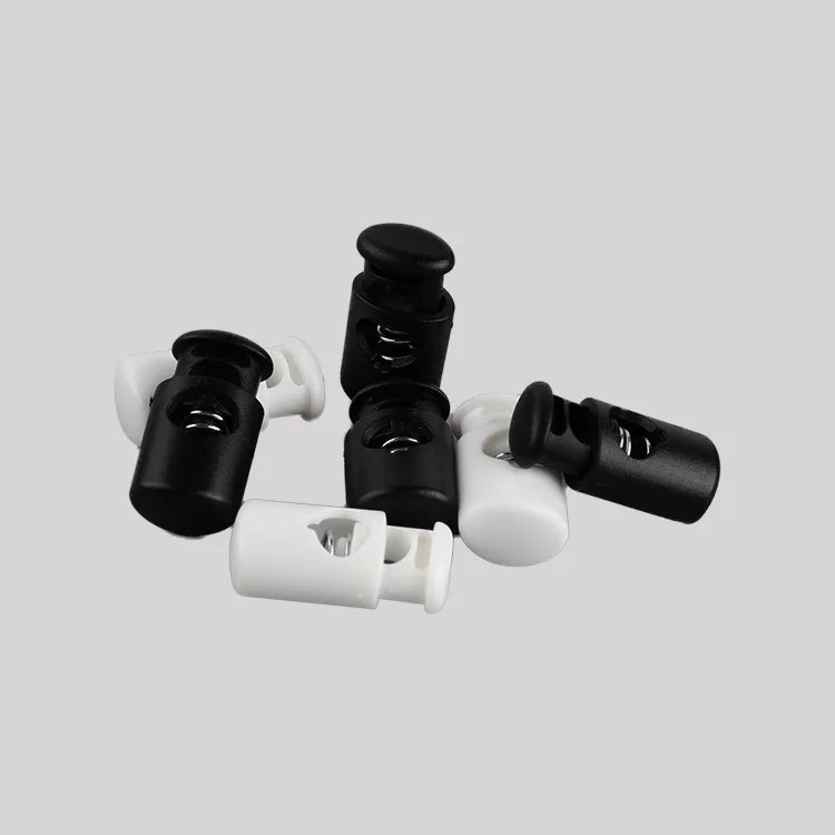 Wholesale Plastic Cord Locks for Shock Cord Drawstring Elastic Cord Shoelace Locks