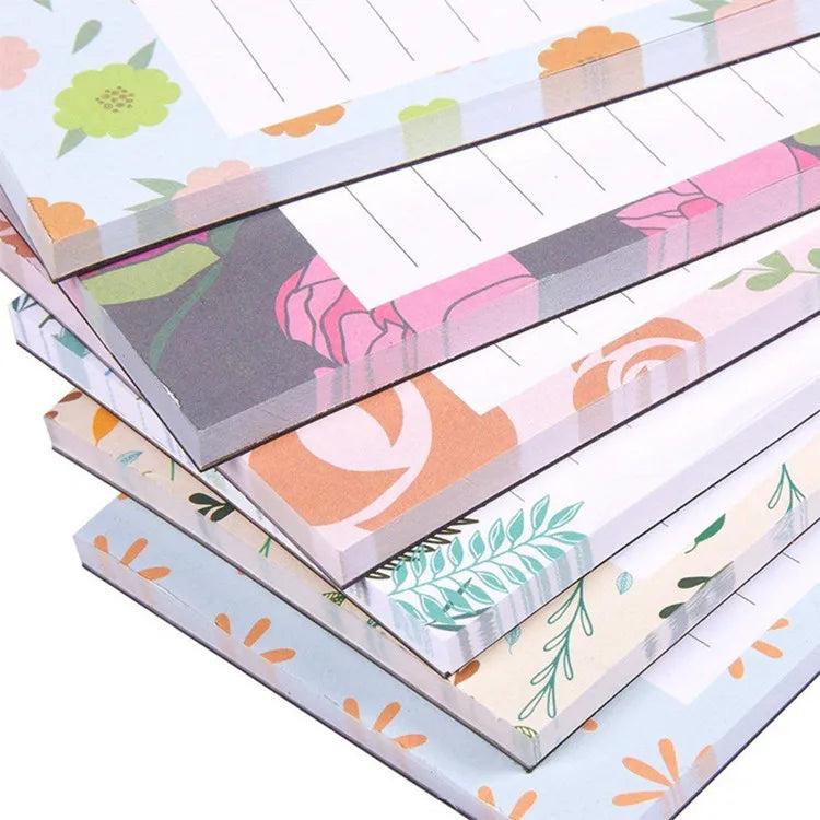 Fridge Magnet Memo Pads Magnetic Paper Notepad Magnet Custom Shopping List Notepad Refrigerator Magnet Sticky Notes for Kitchen