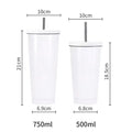 Wholesale Reusable Metal 24Oz Double Wall Insulated Tumbler Cup With Straw Lid and Flip Lid