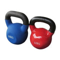 Home Gym Fitness Cross Fit Strength Training Cast Iron Rubber Coated Durable Competition Colorful Arm Kettlebell Set Sunshine