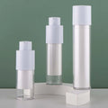 In Stock Double-Layer Airless Pump Bottles 15ml 30ml 50ml Replaceable Core Rotatable Twist Lotion Bottles for Skin Care Serum