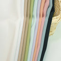 M1616# Factory Wholesale 185g Viscose Linen Blend Fabric Plain Woven Soft Viscose for Spring Autumn Dresses and Curtains