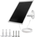 Adjustable 6W Micro USB Solar Panel 5V for Security Camera Doorbell Monitoring System