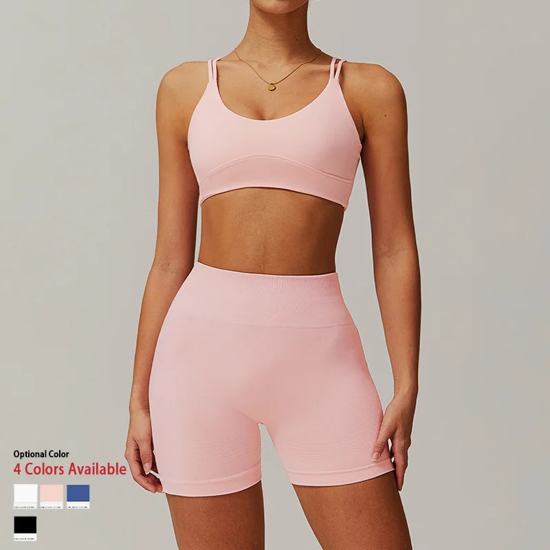 Sports 2 Piece Wear Gym Fitness Yoga Clothing Activewear Sets Custom Women Sportswear Butt Lift Workout Clothes for Women
