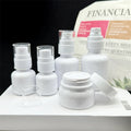 40ml 60ml 100ml 120ml White Plastic Round Empty Cosmetic Lotion Press Pump Cream Bottles