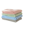 Factory Direct Sale Cool Hand Feeling Adults Kids 100% Bamboo Fiber Knitted Throw Blanket for Travel Home Airplane AKT