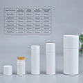 Luxury Customizable Push up Kraft Paper Lip Balm Tubes Recyclable Cylinder Deodorant Container