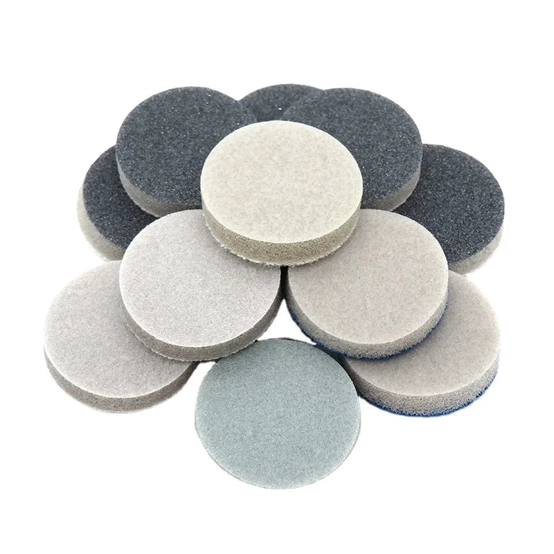 Round Sanding Sponge 1 Inch 5mm Thickness 300#-3000# Grit Abrasive Disc OEM Polishing & Grinding Tool