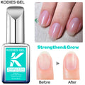 OEM/Private Label Nail Strengthener 15ML Natural Dry Nail Repair Base Coat Hardener Nail Art Treatment for Growth Restoration
