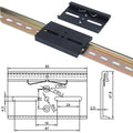DIN35mm Guide Rail Buckle fixing Installation Guide Mounting Clip35mm Din Rail Clip