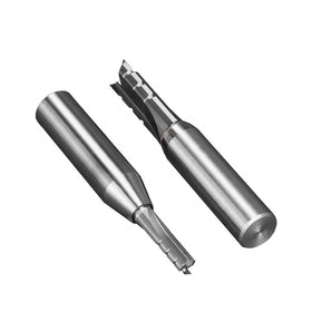 Jinchuan ODM/OEM Customizable CNC TCT Straight Flute Woodworking End Mill Router Bits 8mm 12.7mm Shank Durable Burr-Free