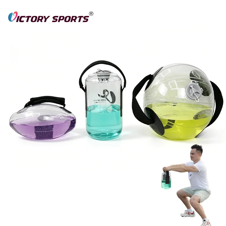No Toxic PVC Strength Training Water Weight Strength Fitness Aqua Kettlebell