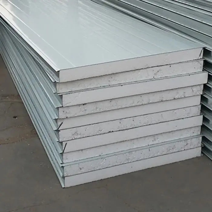 Weatherproof Fire Resistant EPS Sandwich Panel 50-200mm Thickness Easy Installation Wall Panels for Warehouse Building Steel