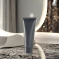 Matte Black Plastic Squeeze Tubes Soft Lids for Hand Cream Facial Cleanser Cosmetics Conditioner Shampoo Lotion False Eyelashes