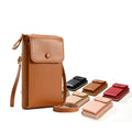 Leather Women Waterproof Pouch Mobile Cell Phone Sling Security Dry Bags Pouch for Ladies Phone