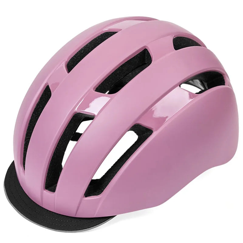 2024 Adult Universal Safety Bicycle Helmet Plastic Light Bike Helmet for Men & Women Sports Riding City Cycle