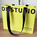 Wholesale Luxury Reusable Handmade Diy Merchandise Wedding Gift Bag Kraft Paper Color Clothing Shopping Bags With Handles