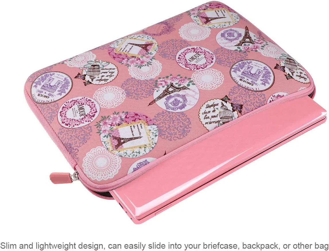 Notebook Computer Pocket Carrying Bag Pouch 15-15.6 Inch Multi-Color Size Water-Resistant Neoprene Laptop Sleeve Cover Bag