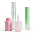 Cosmetic Ready Stock Green pink Plastic Body Packaging Lipstick Lip Balm Tube for Beauty Products