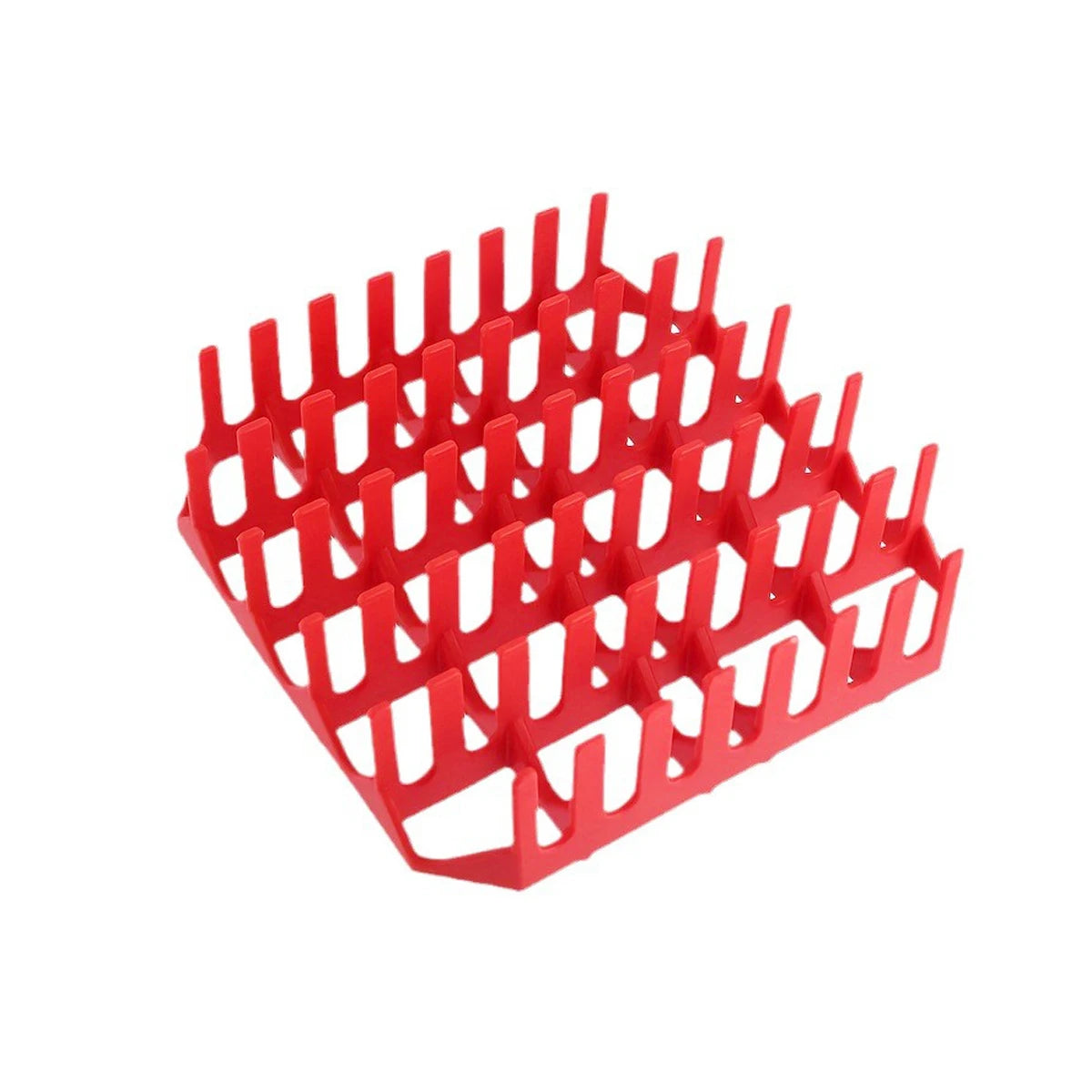 Universal Silicone Air Fryer Pot with Bacon Tray and Rack Oven and Microwave Safe for Home Use for Roasting and Baking Pizza