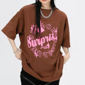Women's Tee Puff Print Graphic T-shirt Unisex Short Sleeve Oversized Streetwear O-neck Women's T-shirt Sweatshirt