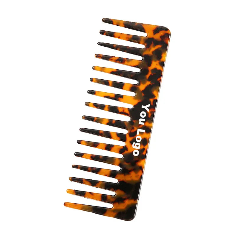 SAIYII Urgent Order High Quality Wide Tooth Hair Comb 100% Cellulose Acetate Eco-friendly Styling Comb Hair Accessories