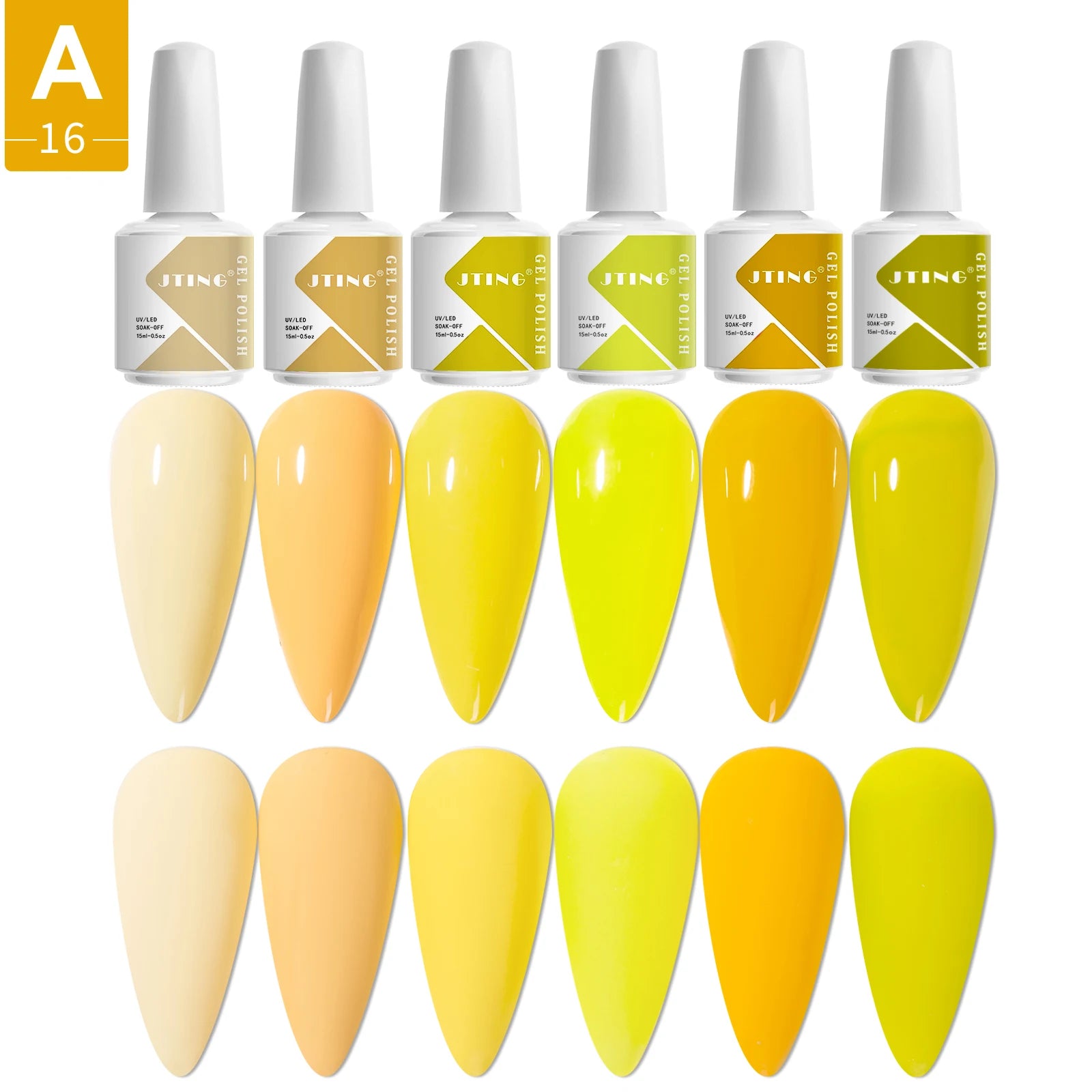 JTING Gel Nail Polish Colour Uv Gel Set 6pcs/kit Manicure Nail Supply Private Label Nail Gel Polish Box Cruelty Free Esmaltes