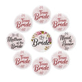 Brilliant Button Favors for Bride Bachelor Parties Wedding Bachelorette Best Man's Celebration Supplies for Valentine's Day