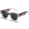 Square Frame Polarized Sunglasses Women Polarized Acid Pin Wide Leg Men Sunglasses