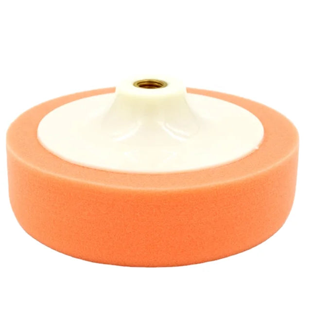 Buffing King 6in (150mm) Sponge Buffing Pad M14/M16 Threaded Hole OEM Polishing for Car Bodies & Paint