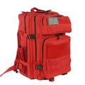 Red 3 Day Assault Pack Molle Bug Bag Rucksack Tactical Gear Bag 45L Pink Fitness Tactical Backpack W/ Side Pocket