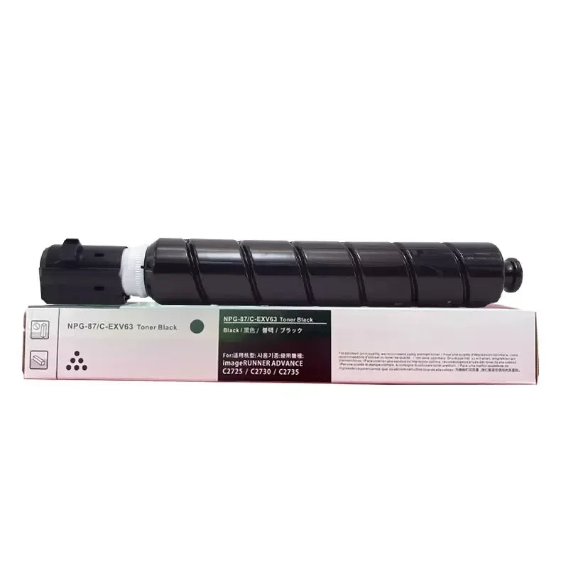 HUIBA NPG87 GPR65 C-EXV63 Full Toner Cartridge Compatible ImageRUNNER IR2725/IR2730/IR2735/IR2745 24-Month Warranty Top