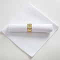 Factory Custom Size Plain Crocheted Hotel Wedding Restaurant Square Polyester Washable Modern Dinner Cloth Napkins Many Colors