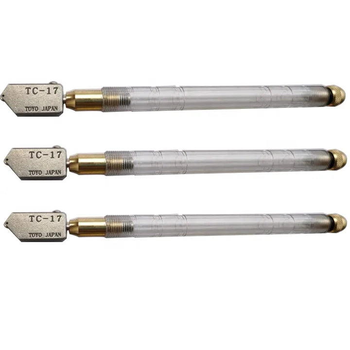 AA Grade High Quality 6pcs TC-17 Industrial Oval Glass Cutter Wheel Plastic Handle 30000m Life Customized OEM Cutting Tools for
