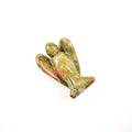 Huiying Unakite Carved Angel Peace Pocket Guardian Angel Wholesale Crafts 1.5 Inch