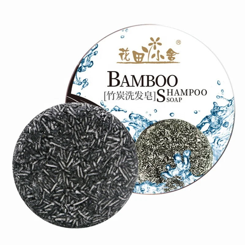 Moisturize Repair Hair/ Hair Growth /Prevent Lost/Anti-Dandruf  Bamboo Charcoal Polygonum  Hair Darkening  Shampoo Soap Bar