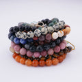 Trade Assurance Fashionable Bead Bracelet With Natural Stone Crystal Bracelet Set Jewelry Gift
