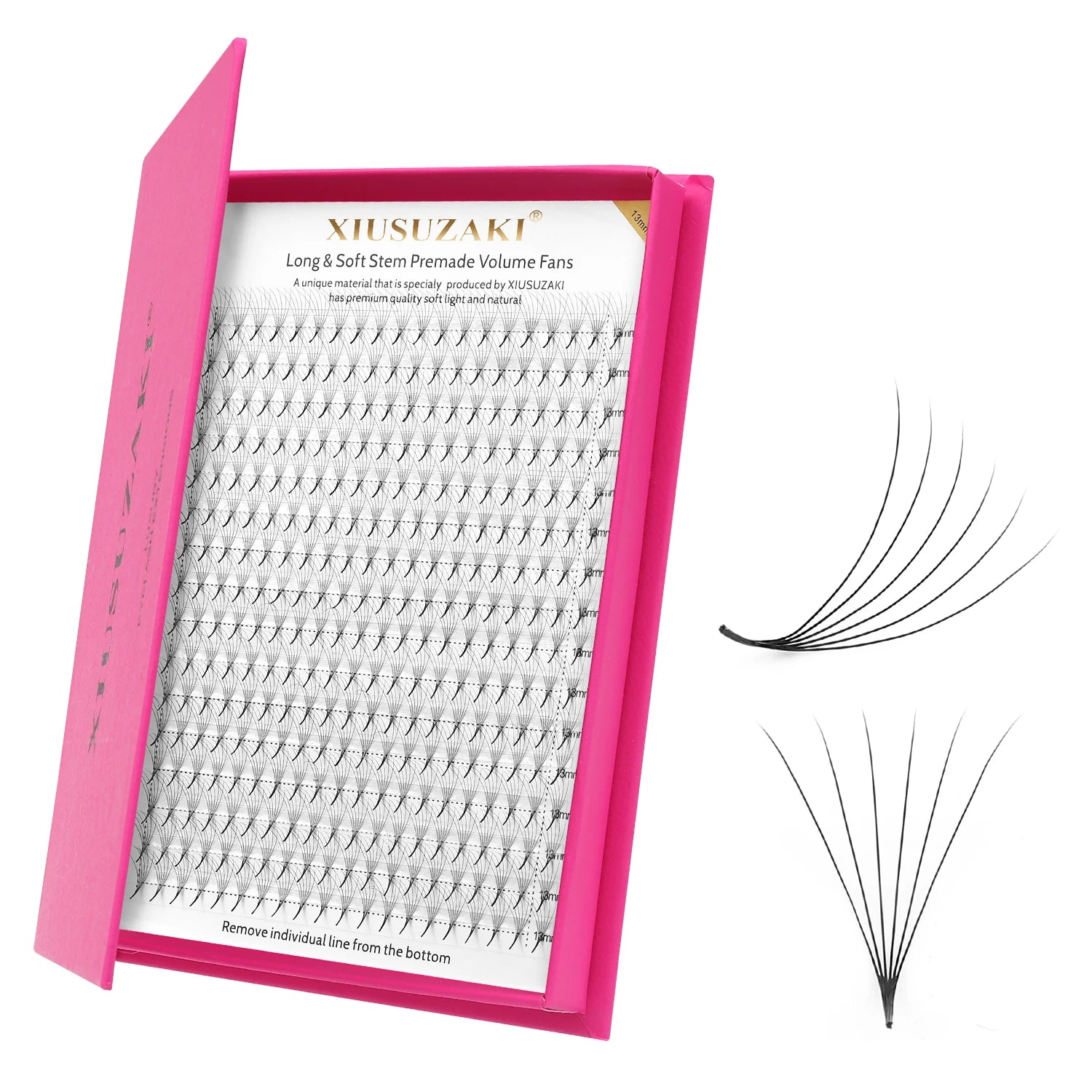Ultra-speed Promade Fans 3D 6D 7D 8D 9D Pointy Thin Base Loose Premade Rapid Mega Volume Premade Fans Lash Extension Supplies
