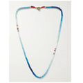 European and American Bohemian Creative Trend Jewelry Hand Woven Men Rice Bead Necklace
