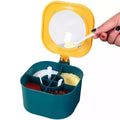 Hot Sale Herb & Spice Tools Kitchen Household Seasoning Box with Lid 4 in 1 Spice Box with Spoons