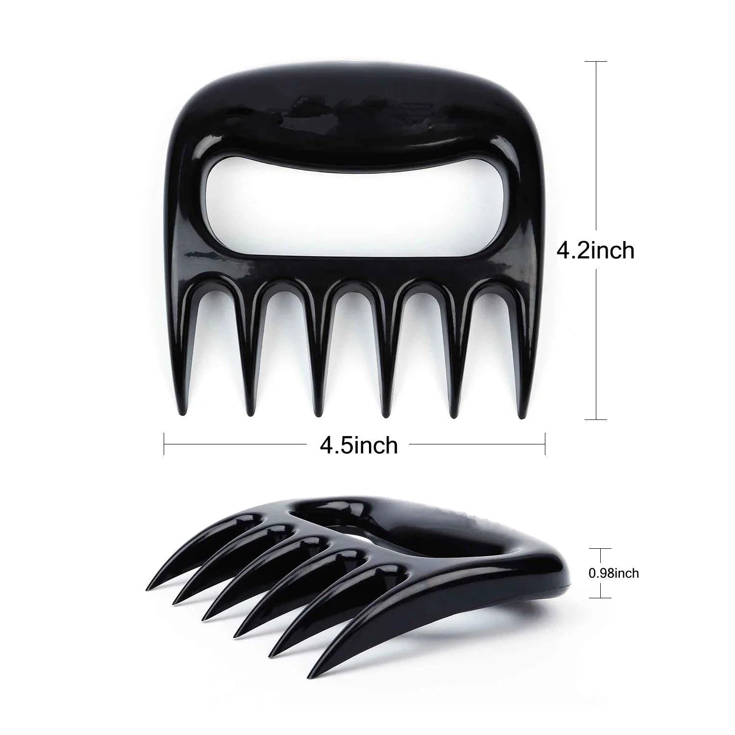 GUANGMU Meat Shredder Claws Pulled Pork Meat Shredder Shredding Forks BBQ Claws