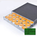 36pcs Iron Standing Type Coffee Capsule Holder Drawer Metal Storage Rack for Dolce Gusto/K-cup