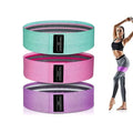 Resistance Bands Set of 3 Booty Legs Exercise Bands for Home Workout Yoga Hip Circle Wide Anti Slip Long Fabric Resistance Bands