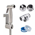 Bidet Shattaf Stainless Steel Modern Wall-Mounted Hand Held Toilet Sprayer Set