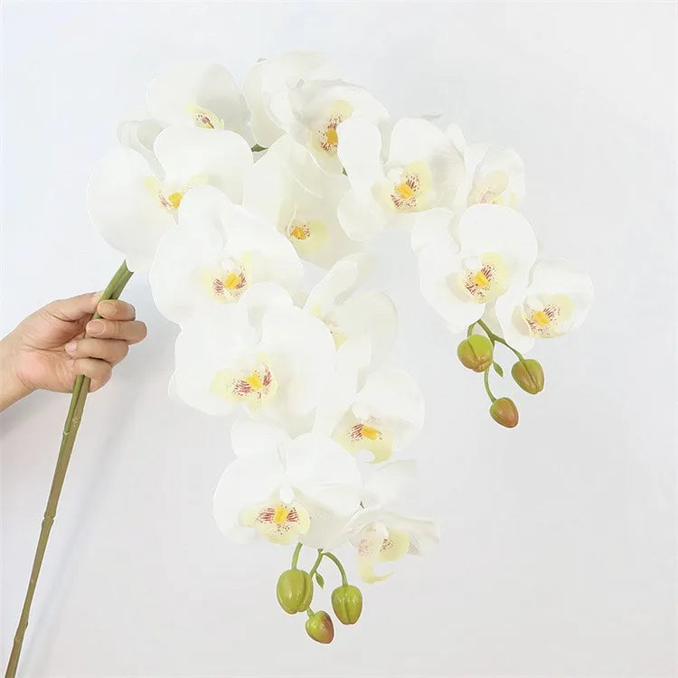 Artificial Phalaenopsis Orchid & butterfly Orchids 9 Heads for Home Decor
