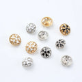 JFFB033 Metal Buttons Oil Buttons Tall Little Fragrant Gold Girl's Knit Versatile Hand-stitched Buttons